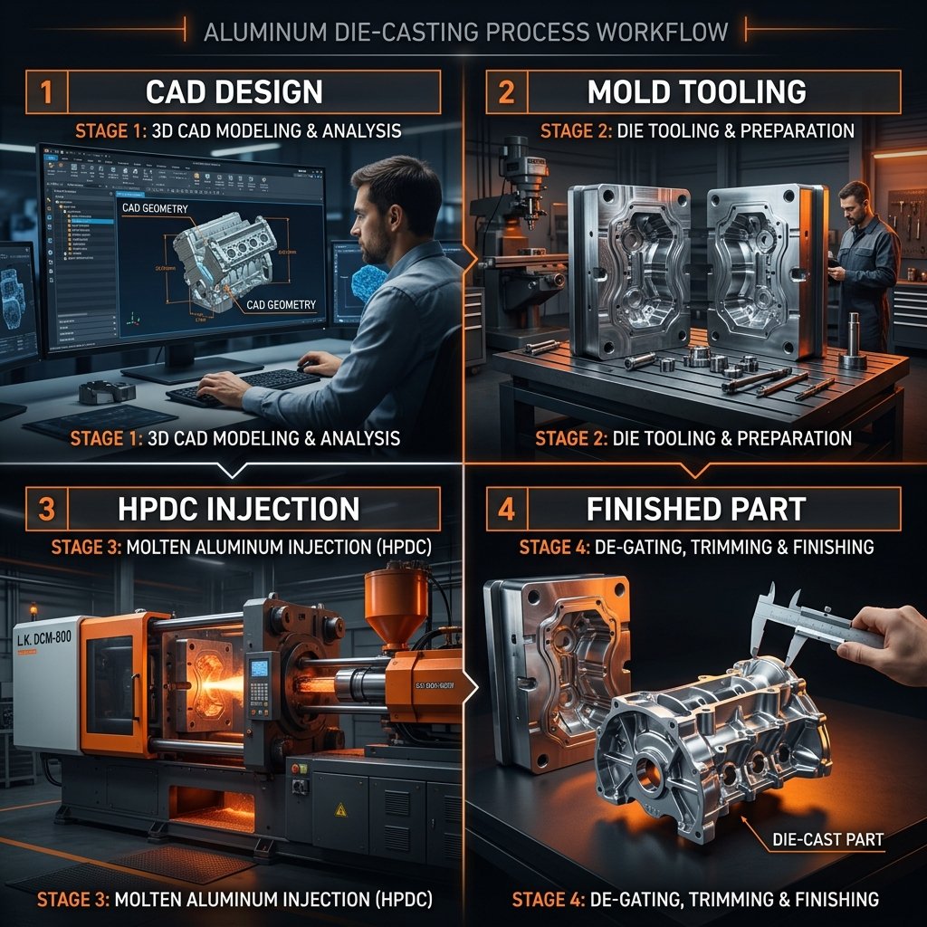 Processo de fabricação HPDC Stockes